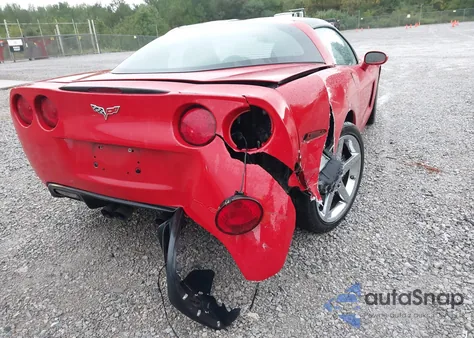 2008 Chevrolet Corvette из США, поврежденный, VIN 1G1YY26W785112000